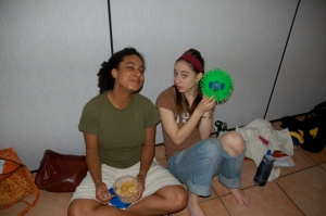 These are my friends Katherine (my co-drama-counselor) and Caity (my roomate and dance counselor). I love them.